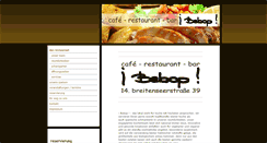 Desktop Screenshot of bebop-daslokal.at