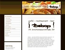 Tablet Screenshot of bebop-daslokal.at